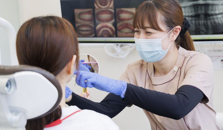 定期観察の様子